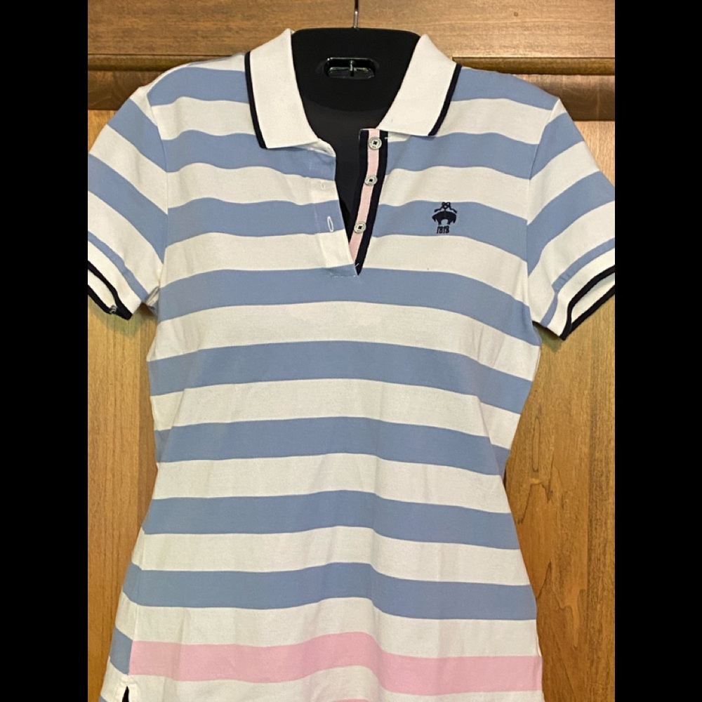 Brooks Brothers striped polo. Size small